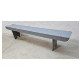 Bucket bench 78"12"17"