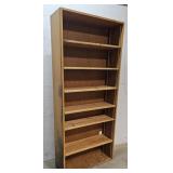 Open adjustable bookshelf 35x12x80