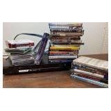 Sony DVD/CD/Video CD player with dvds and cds