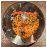 Two koi fish paperweight