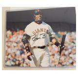 Barry Bonds signed 8x10 photo