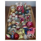 Box lot of vintage ornaments