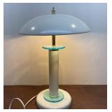 Vintage 70s mushroom metal lamp *works