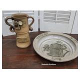 2pcs automotive studio pottery - really neat