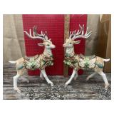 Beautiful Fitz and Floyd reindeerï¿½s w/Original