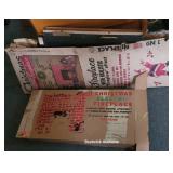 2 cardboard Christmas fireplaces - no idea if all