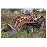 Ford tractor with loader cranks over does not