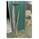 Sickle and 2 man saw