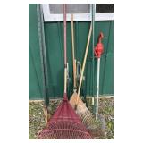 Rakes and barrel pump