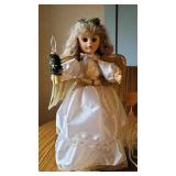 Aprx 24" Mechanical christmas angel doll - clean