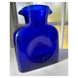 Vintage hand blown Blenko double spout water