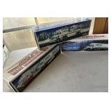 3 Hess trucks in original boxes