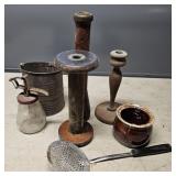 Kitchenware, spools, etc