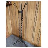 Wrought iron plant stand