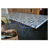 Neat MCM tin folding table