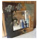 Painted beveled mirror 23ï¿½x23ï¿½