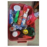 Red tub cleaning products