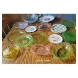 2 Boxes dep glass, bottles, plates, etc - all