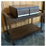 Retro stand and tape player cabinet