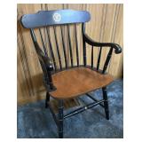 Cornell university arm chair Hitchcock signed