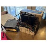 8 track player old but new and power supply