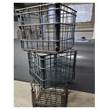 3 milk crates