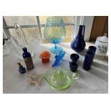 Box of misc glassware/pottery