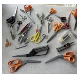 Bin of mostly scissors