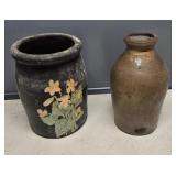 Crock and unusual jug