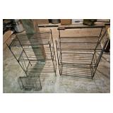 Wire shelves
