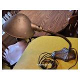 Industrial Esrobert - gooseneck ornate cast iron