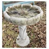 Concrete bird bath 19"24"