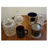 Mix lot of glass and ruby glassRuby red