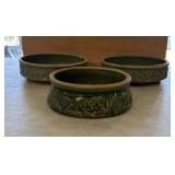 3 McCoy bowls elephants and dogs