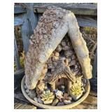 Concrete gnome house