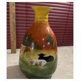 Germany Hand-painted animal vase