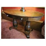 Oval library table 48-28-29