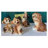 Ceramic doggy planters/figures