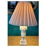 Marble/alabaster lamp