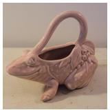 McCoy pink frog watering can/ planter