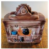 Cookie jar McCoy fireplace