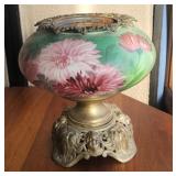 Victorian Lamp font/planter