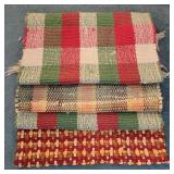 4 Throw rugs in a bag