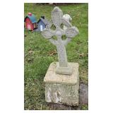 2pc concrete cross 10"24"