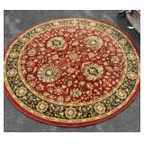 round oriental rug 67in
