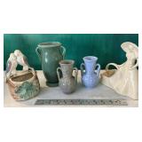 Box of vases/planters