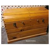 Nice dome top blanket box w/ tray - located