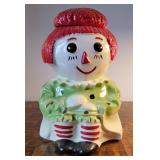 Mccoy raggedy Ann cookie jar