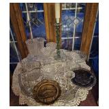 Clear glass, Fenton, etc