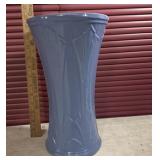 Tall pottery vase 12in